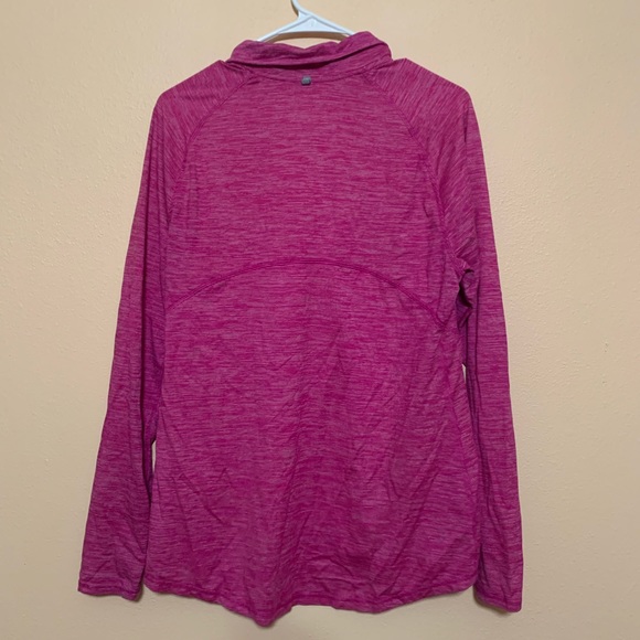 Champion Women's Magenta Duo Dry Long Sleeve Activewear Full Zip Jacket Size L - Picture 2 of 5